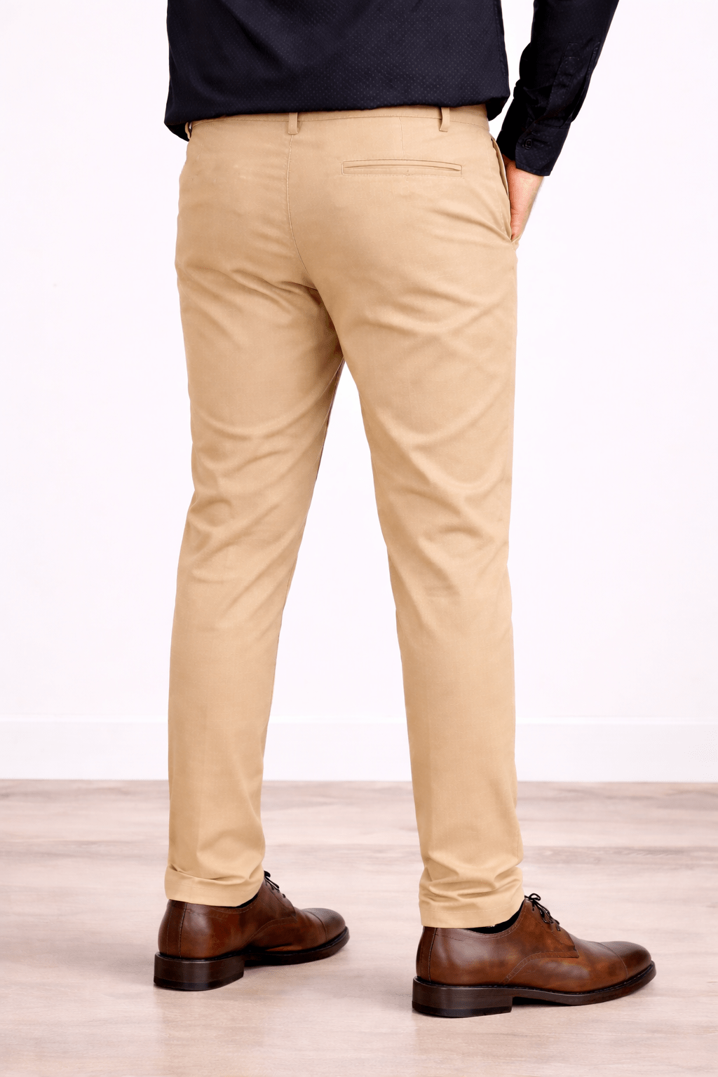 Second image of Premium Lycra Formal Pant for Men, All-Day Comfort