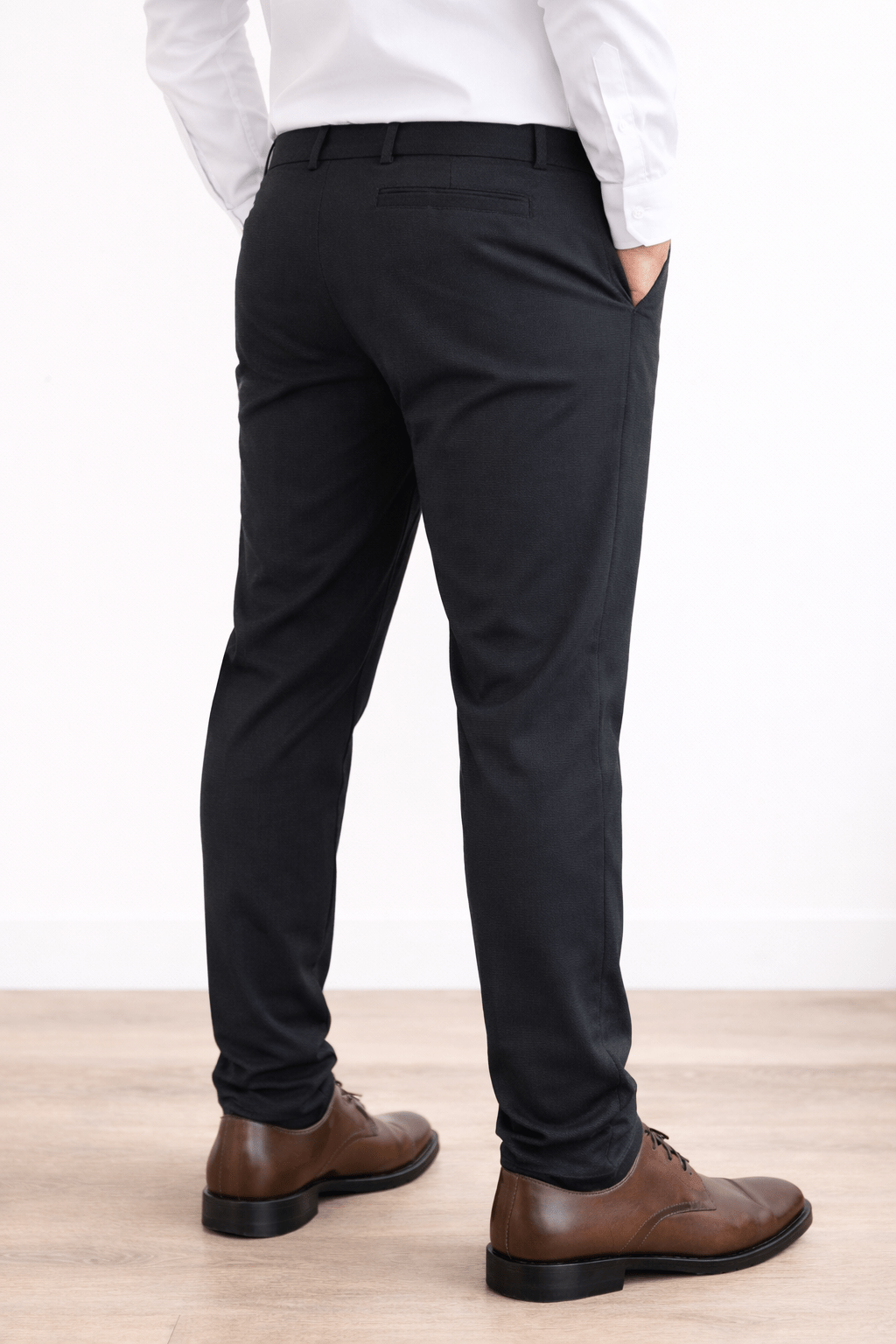 Second image of Premium Lycra Formal Pant for Men, All-Day Comfort