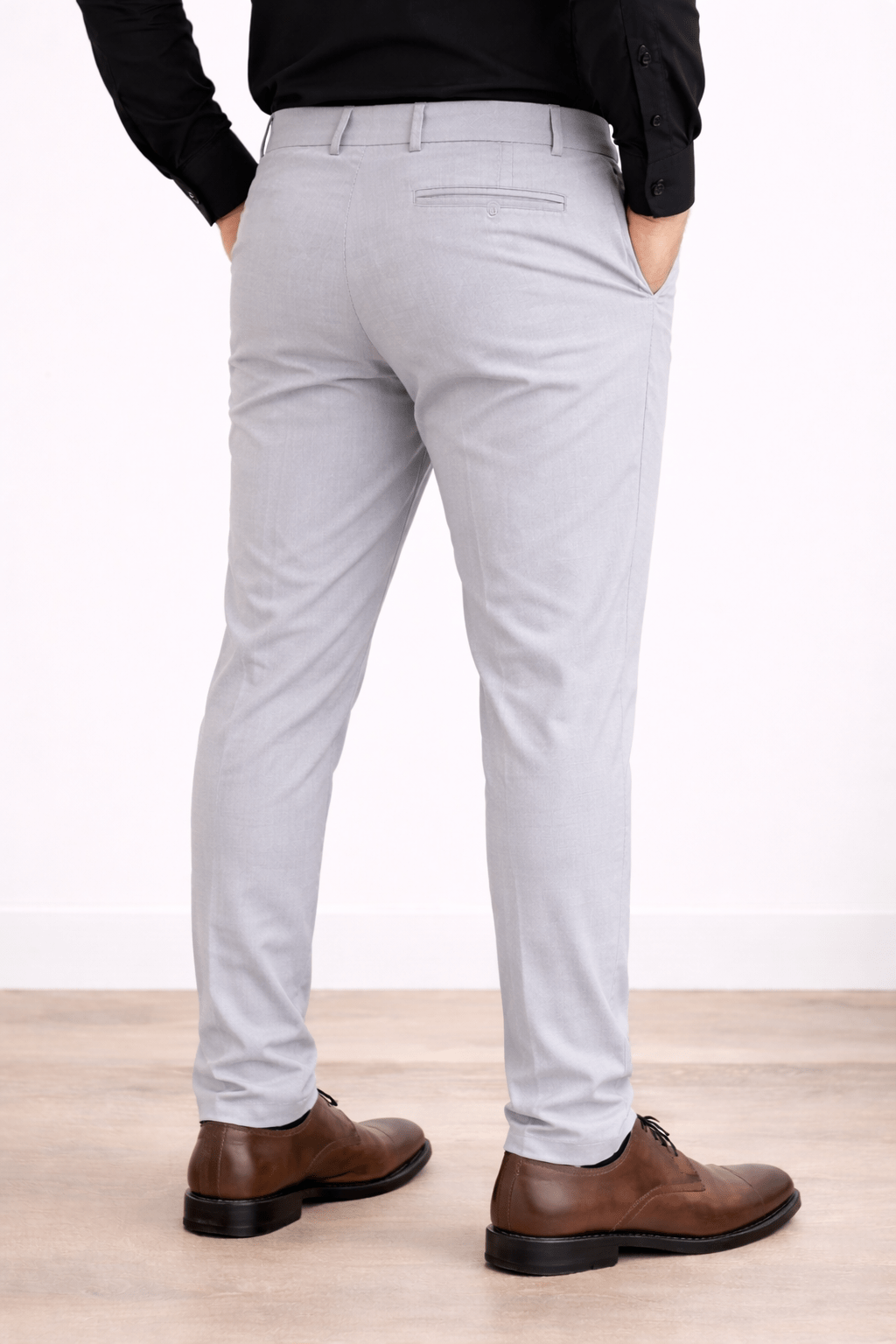 Second image of Premium Lycra Formal Pant for Men, All-Day Comfort