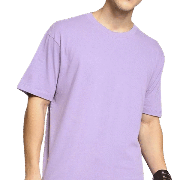 Oversize Fitness T-Shirt Unisex | Heavy Cotton | Relaxed Fit | Gym & Streetwear Essential (Purple)