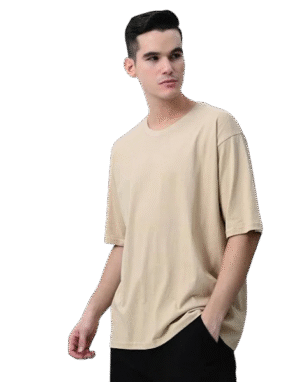 Oversize Fitness T-Shirt Unisex | Heavy Cotton | Relaxed Fit | Gym & Streetwear Essential (Peach)